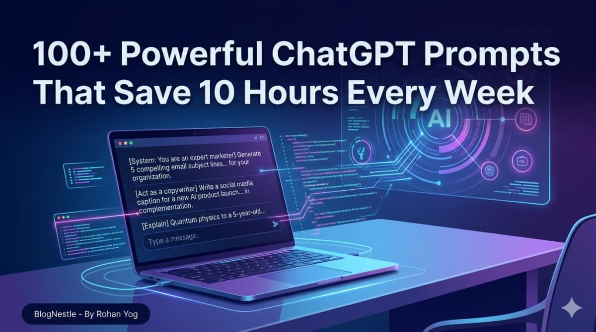 100+ Powerful ChatGPT Prompts That Can Save You 10 Hours Every Week (2026 Guide)